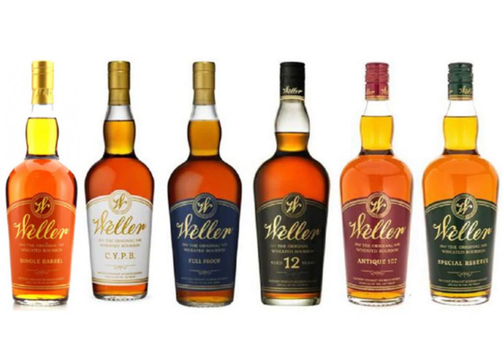 Weller Complete Set of 6 bottles all 750ML